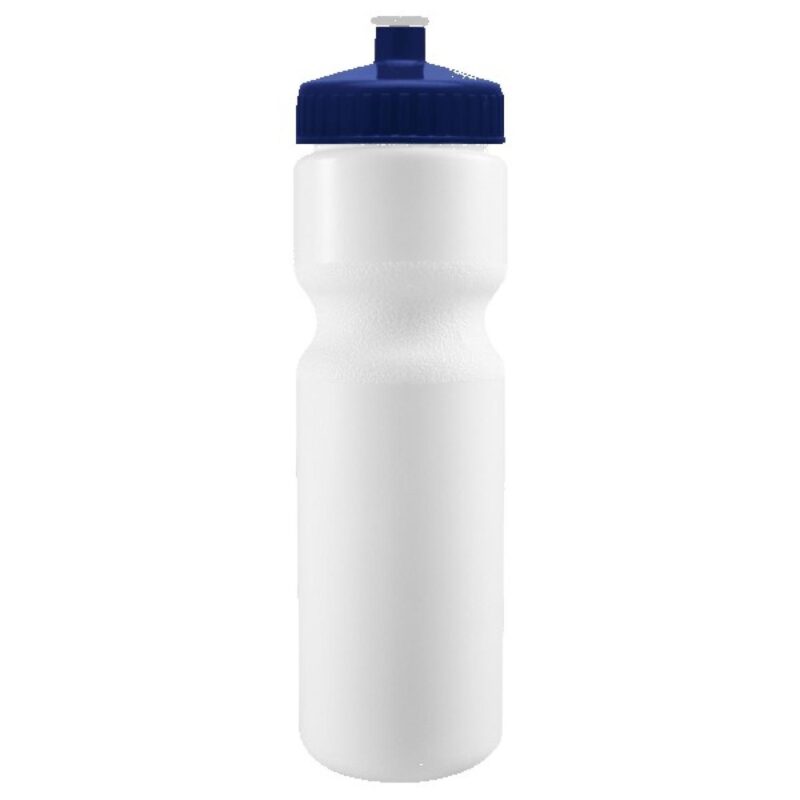Cyclo-Cross 28oz Bike Bottle - White w/Push-Pull Lid - 9
