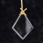 Diamond Jade Glass Ornament - 1