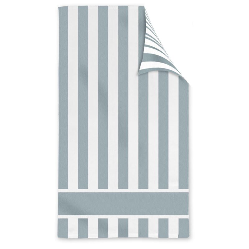 Double Sided Cabana Stripe Beach Towel - 1