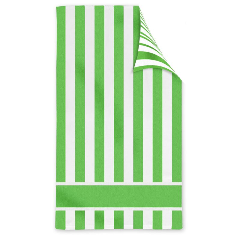 Double Sided Cabana Stripe Beach Towel - 7