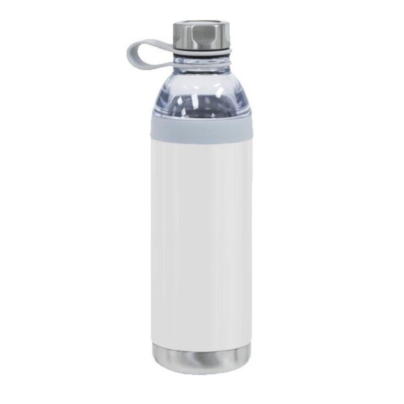 Dual Opening Stainless Steel Water Bottle - 20 Oz. - 2