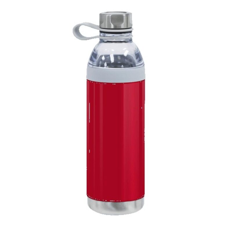 Dual Opening Stainless Steel Water Bottle - 20 Oz. - 7