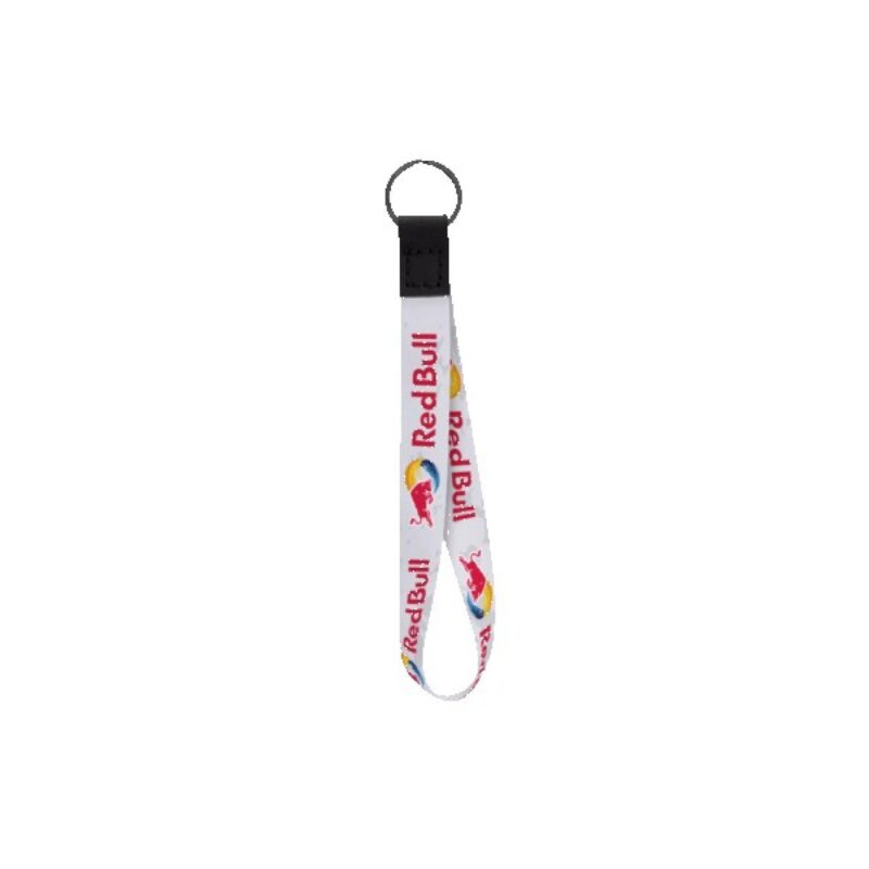 Dye Sublimated Keychain with Leather Accent - 8
