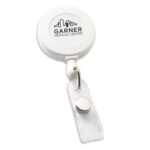 Economy Round Retractable Badge Holder - 6