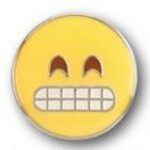 Emoji Grin Pins