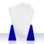 Facet Top Award with Blue Accents - 1