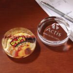 Flat Round Paperweight - 2