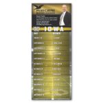 Football Schedule Magnet - 8