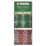 Football Schedule Magnet - 9