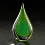 Fusion Art Glass Award w/ Clear Base - 5