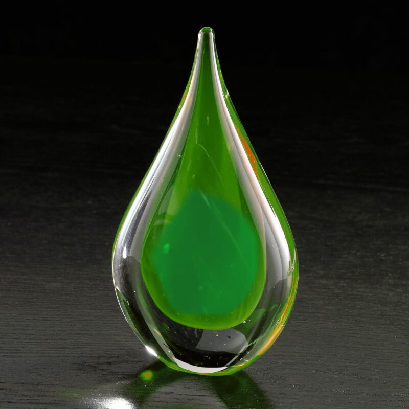 Fusion Art Glass Award w/ Clear Base - 5