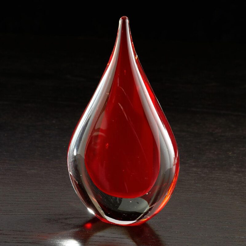Fusion Art Glass Award w/ Clear Base - 6