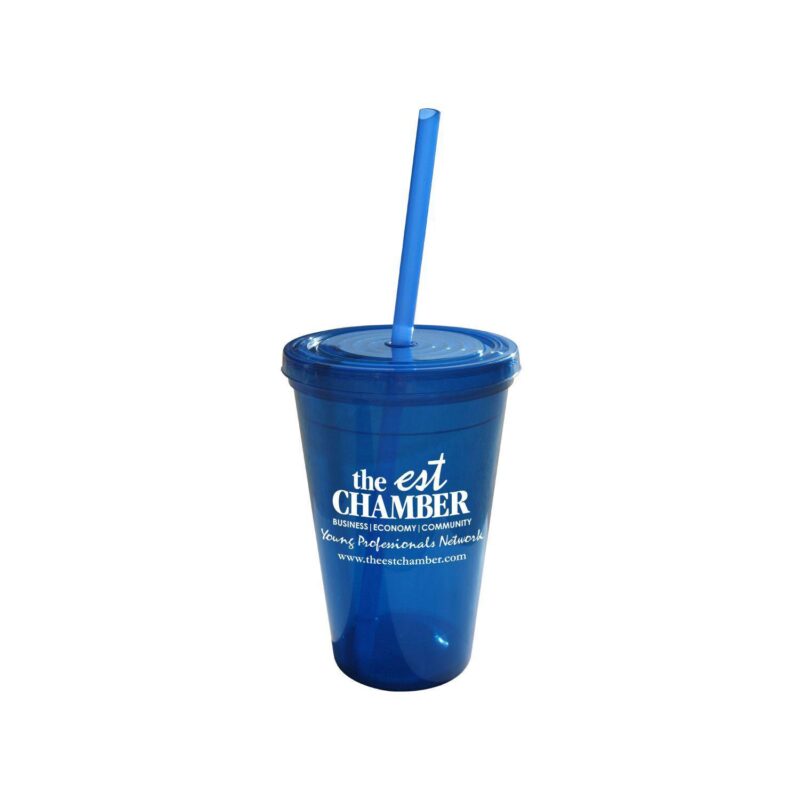Geneva 16 Oz Tumbler w/Straw - 2