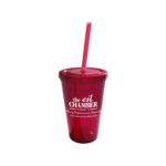 Geneva 16 Oz Tumbler w/Straw - 4