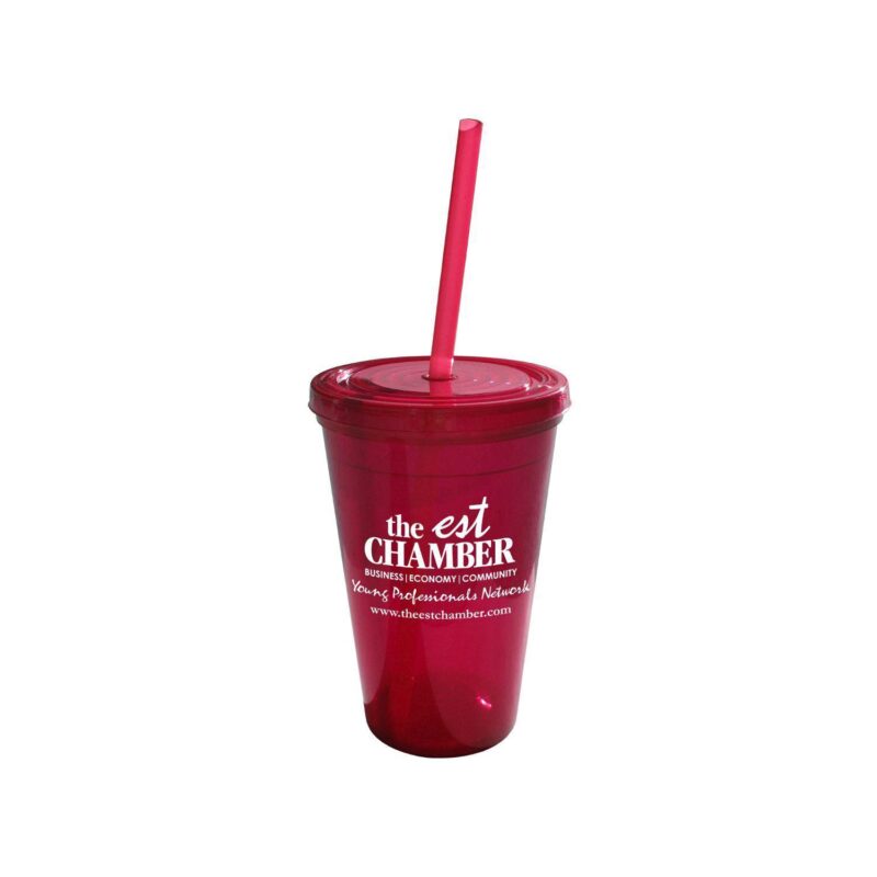 Geneva 16 Oz Tumbler w/Straw - 4