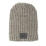 Haberdasher Knit Beanie with Leather Patch - 6