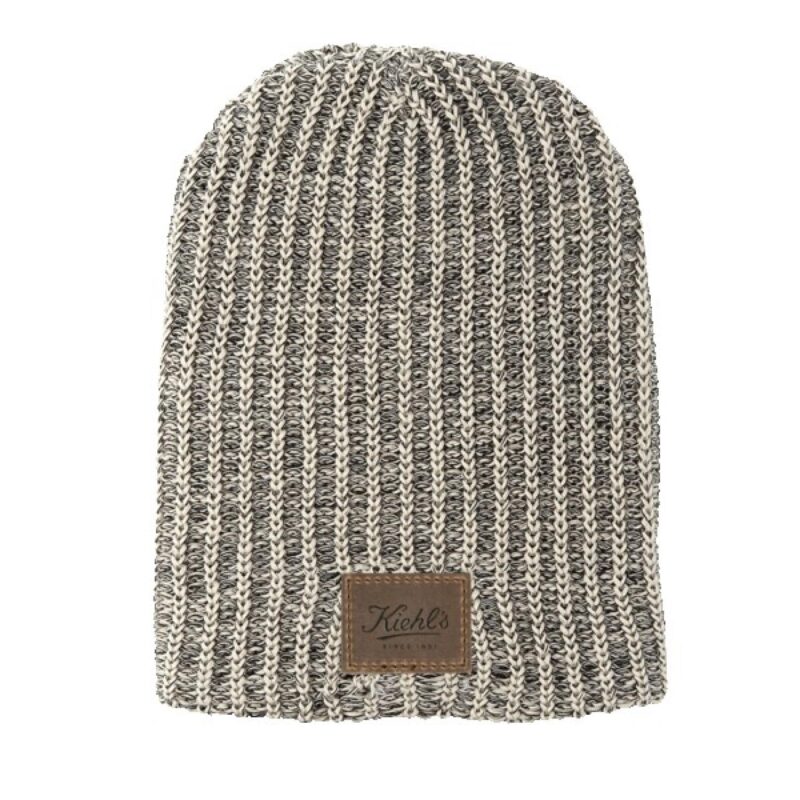 Haberdasher Knit Beanie with Leather Patch - 7