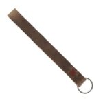 Hayward Leather Wrist Keychain with Metal Split-Ring - 1