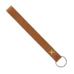 Hayward Leather Wrist Keychain with Metal Split-Ring - 6