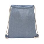 Huron Recycled Cotton Drawstring Tote - 1