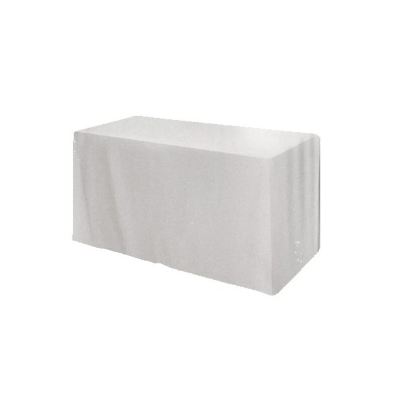 IMPORT 4' Fitted Open-Back Full-Color Table Throw - 1