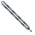 IMPORT Rush 5/8" Dye-Sublimated Lanyard with Silver Crimp & Split-Ring - 2