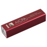 "In Charge Alloy" UL Listed Aluminum 2200 mAh Lithium Ion Portable Power Bank Charger - 7