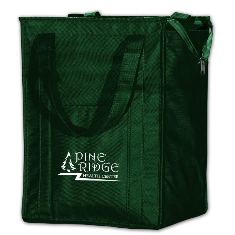 Insulated Polytex Tote W/Zipper - 4