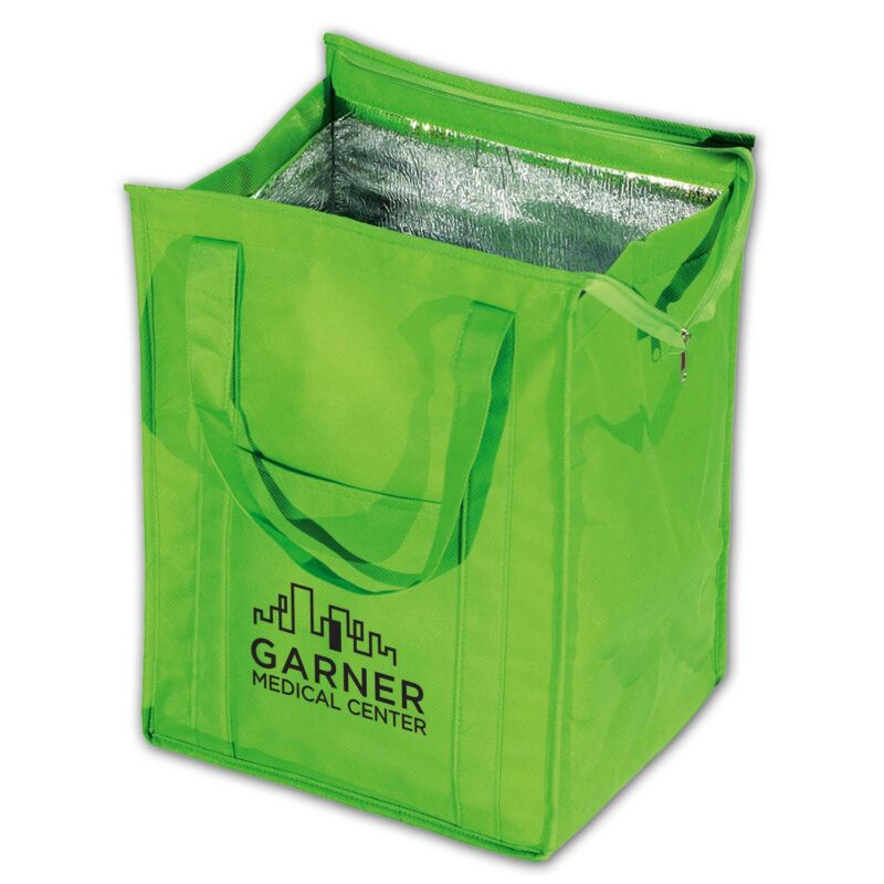 Insulated Polytex Tote W/Zipper - 5