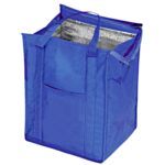Insulated Polytex Tote W/Zipper - 8