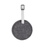 Juniper Felt Round Luggage Tag - 1