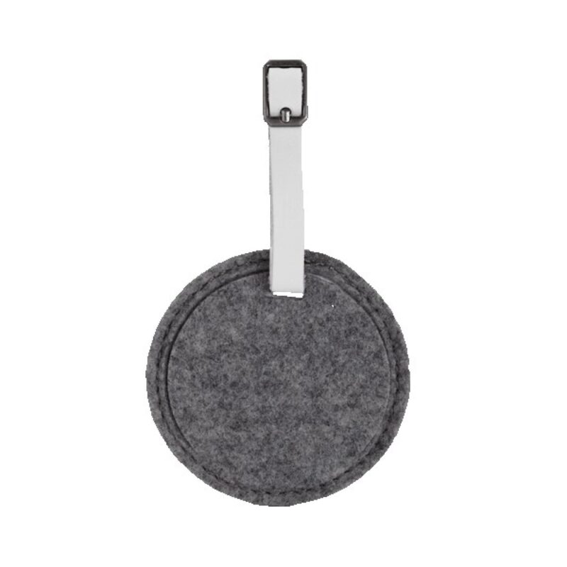 Juniper Felt Round Luggage Tag - 1