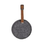 Juniper Felt Round Luggage Tag - 2
