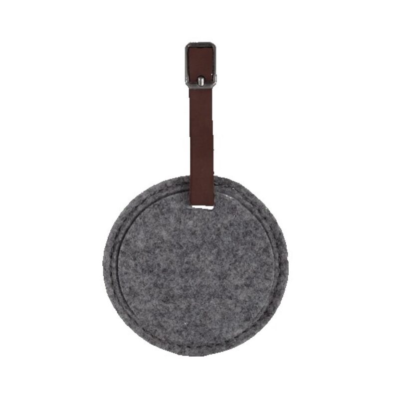 Juniper Felt Round Luggage Tag - 4