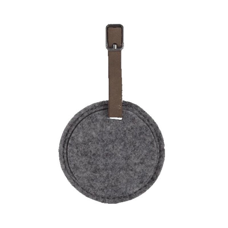 Juniper Felt Round Luggage Tag - 5