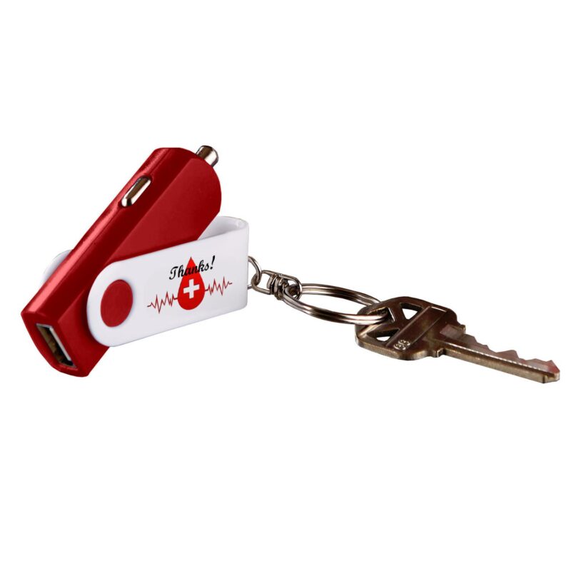 Key Chain USB Car Adaptor - 2