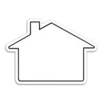 Large House Magnet - 1