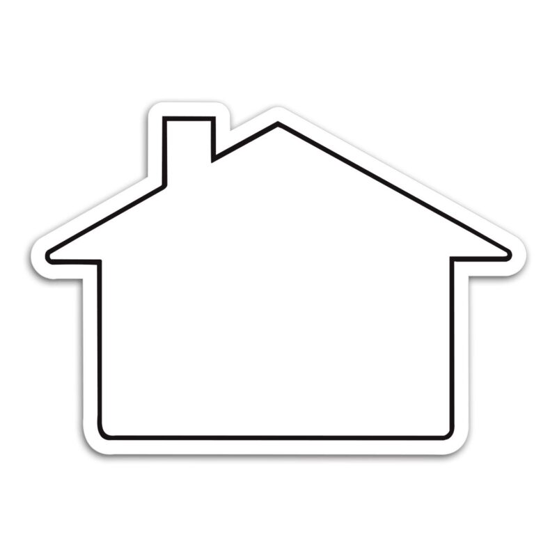 Large House Magnet - 1