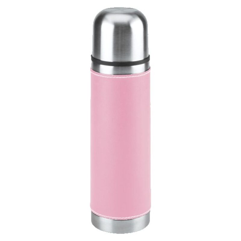 Leatherette Vacuum Bottle - 16 Oz. - 1