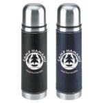 Leatherette Vacuum Bottle - 16 Oz.