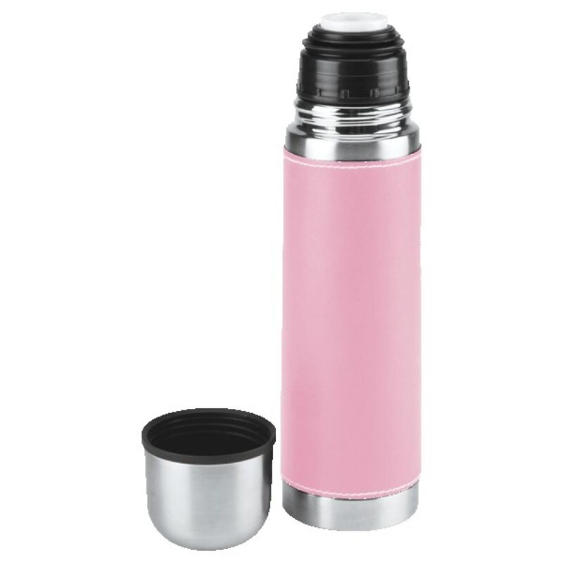 Leatherette Vacuum Bottle - 16 Oz. - 2