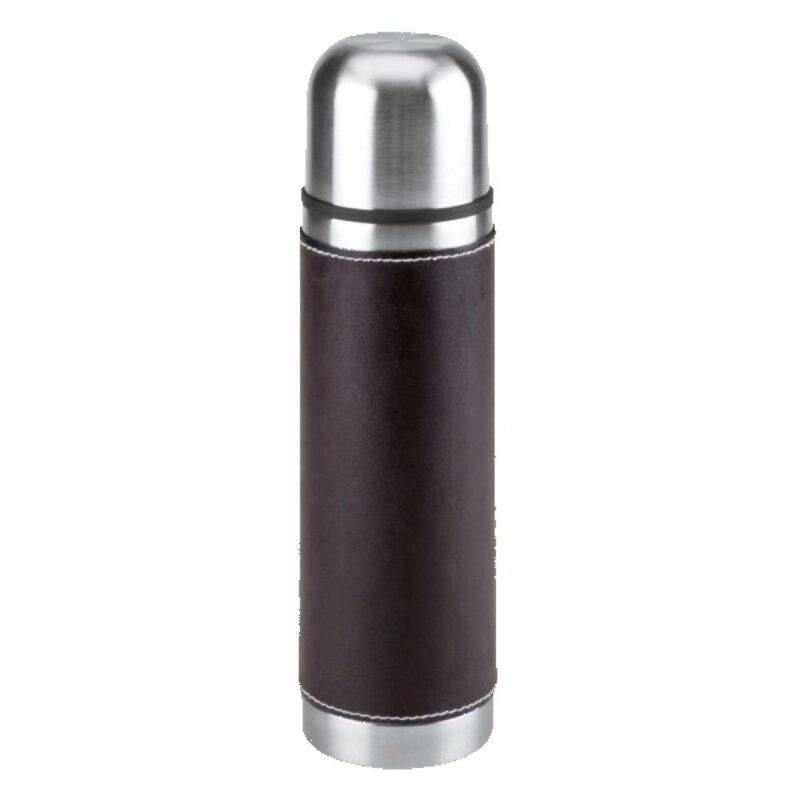 Leatherette Vacuum Bottle - 16 Oz. - 9