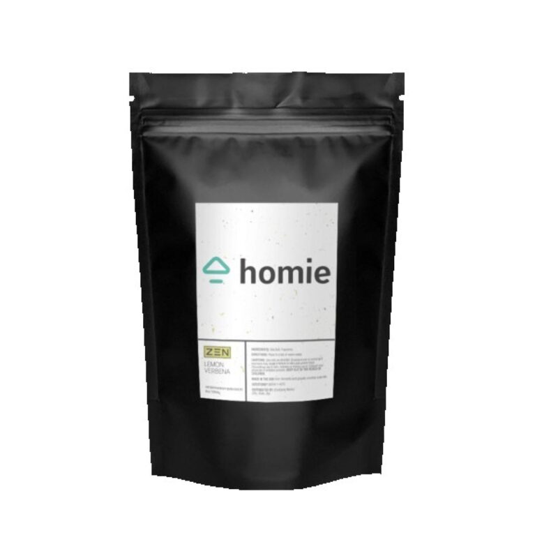 Lemon-Verbena-Bath-Salts-in-Black-Stand-Up-Pouch-NBSSUP58 Lemon Verbena Bath Salts in Black Stand-Up Pouch