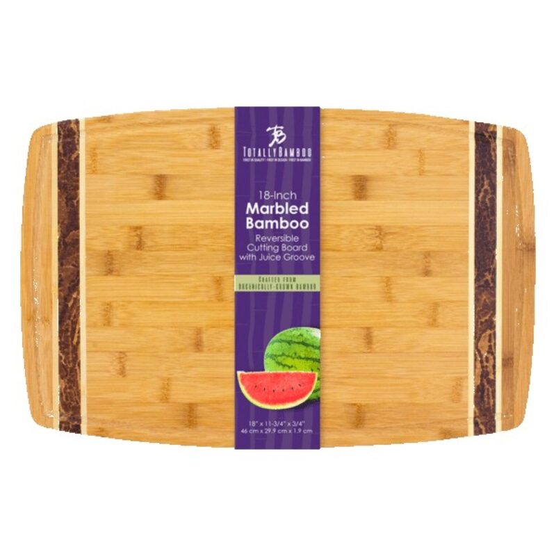 Marbled Look Bamboo Cutting Board - 2