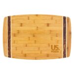 Marbled Look Bamboo Cutting Board - 4