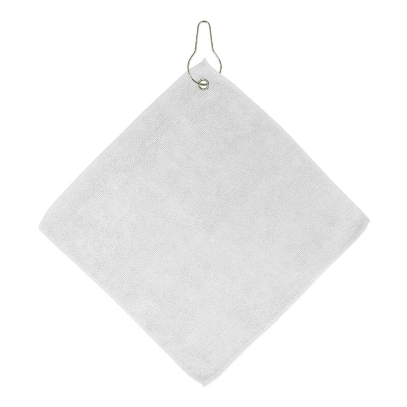 Microfiber Golf Towel W/Hook - 8