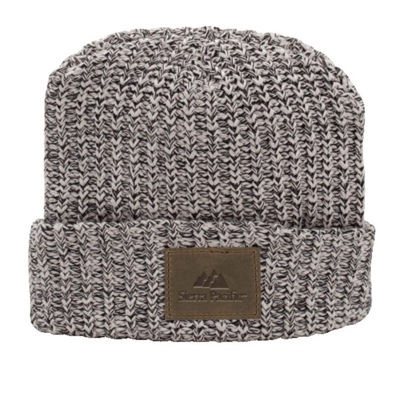 Milliner Cuffed Knit Beanie with Leather Patch - 7