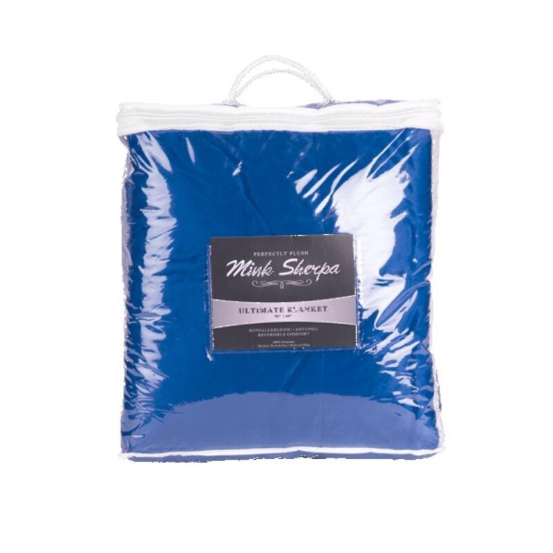 Mink Sherpa Blanket - Solid - 3