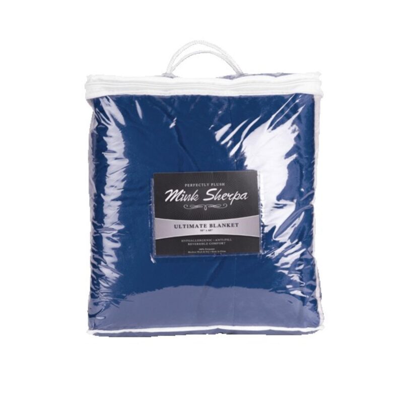 Mink Sherpa Blanket - Solid - 5