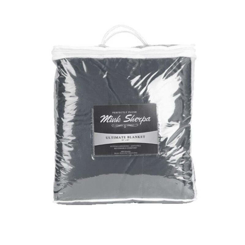 Mink Sherpa Blanket - Solid - 9